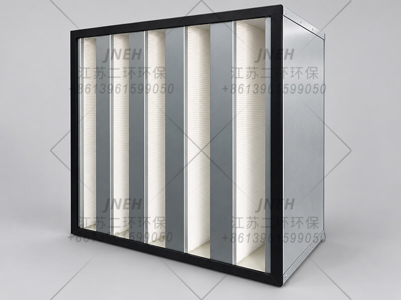 金属箱体五 V 型 HEPA 高效过滤器,也称 W 型