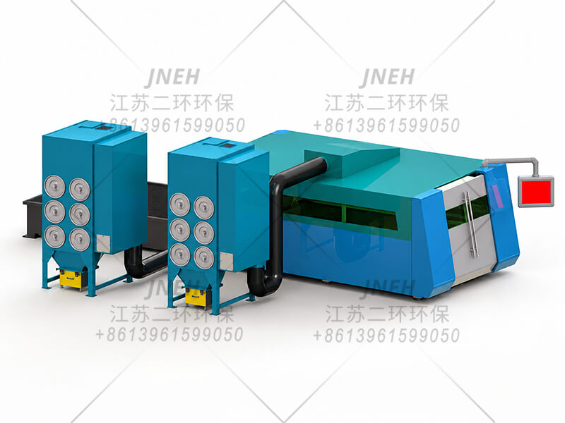 独立抽排：两台 EHI-6N 除尘器